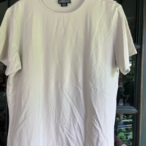 Lands' End Women's Classic Cream Short Sleeve Tee